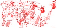 PEDAL (LH) für Honda ACCORD TOURER DIESEL 2.2 ELEGANCE 5 Türen 5 gang automatikgetriebe 2015
