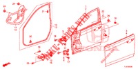TUERTAFELN, VORNE(2D)  für Honda ACCORD TOURER DIESEL 2.2 ELEGANCE 5 Türen 5 gang automatikgetriebe 2015