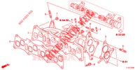 ANSAUGKRUEMMER (DIESEL) für Honda ACCORD TOURER DIESEL 2.2 ELEGANCE PACK 5 Türen 6 gang-Schaltgetriebe 2015