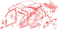AUSSENBLECHE/TAFEL, HINTEN  für Honda ACCORD TOURER DIESEL 2.2 ELEGANCE PACK 5 Türen 6 gang-Schaltgetriebe 2015