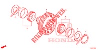DIFFERENTIAL (DIESEL) für Honda ACCORD TOURER DIESEL 2.2 ELEGANCE PACK 5 Türen 6 gang-Schaltgetriebe 2015