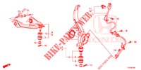 GELENK, VORNE  für Honda ACCORD TOURER DIESEL 2.2 ELEGANCE PACK 5 Türen 6 gang-Schaltgetriebe 2015