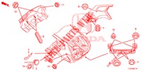 GUMMITUELLE (ARRIERE) für Honda ACCORD TOURER DIESEL 2.2 ELEGANCE PACK 5 Türen 6 gang-Schaltgetriebe 2015