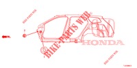 GUMMITUELLE (LATERAL) für Honda ACCORD TOURER DIESEL 2.2 ELEGANCE PACK 5 Türen 6 gang-Schaltgetriebe 2015