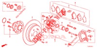 HINTERRADBREMSE (2) für Honda ACCORD TOURER DIESEL 2.2 ELEGANCE PACK 5 Türen 6 gang-Schaltgetriebe 2015
