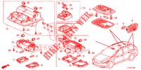 INNENLEUCHTE (1) für Honda ACCORD TOURER DIESEL 2.2 ELEGANCE PACK 5 Türen 6 gang-Schaltgetriebe 2015