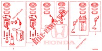 KRAFTSTOFFTANKSATZ, KURZE TEILE  für Honda ACCORD TOURER DIESEL 2.2 ELEGANCE PACK 5 Türen 6 gang-Schaltgetriebe 2015