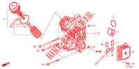 OELFILTERGEHAEUSE (DIESEL) für Honda ACCORD TOURER DIESEL 2.2 ELEGANCE PACK 5 Türen 6 gang-Schaltgetriebe 2015