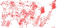 PEDAL (LH) für Honda ACCORD TOURER DIESEL 2.2 ELEGANCE PACK 5 Türen 6 gang-Schaltgetriebe 2015