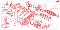 ANSAUGKRUEMMER (2.0L) für Honda ACCORD TOURER DIESEL 2.2 ELEGANCE PACK 5 Türen 5 gang automatikgetriebe 2015