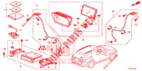 EINBAUSATZ F. RNS2  für Honda ACCORD TOURER DIESEL 2.2 ELEGANCE PACK 5 Türen 5 gang automatikgetriebe 2015