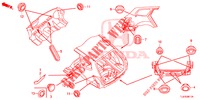 GUMMITUELLE (ARRIERE) für Honda ACCORD TOURER DIESEL 2.2 ELEGANCE PACK 5 Türen 5 gang automatikgetriebe 2015