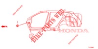 GUMMITUELLE (LATERAL) für Honda ACCORD TOURER DIESEL 2.2 ELEGANCE PACK 5 Türen 5 gang automatikgetriebe 2015