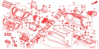 INSTRUMENT, ZIERSTUECK (COTE DE PASSAGER) (LH) für Honda ACCORD TOURER DIESEL 2.2 ELEGANCE PACK 5 Türen 5 gang automatikgetriebe 2015