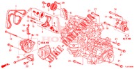 LICHTMASCHINENHALTERUNG/SPANNVORRICHTUNG (2.0L) für Honda ACCORD TOURER DIESEL 2.2 ELEGANCE PACK 5 Türen 5 gang automatikgetriebe 2015