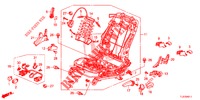 VORNE SITZKOMPONENTEN (G.) (HAUTEUR MANUELLE) für Honda ACCORD TOURER DIESEL 2.2 ELEGANCE PACK 5 Türen 5 gang automatikgetriebe 2015