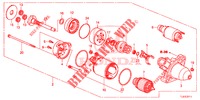 ANLASSER (DENSO) (DIESEL) (AT) für Honda ACCORD TOURER DIESEL 2.2 LUXURY 5 Türen 5 gang automatikgetriebe 2015