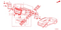 AUDIOEINHEIT (NAVIGATION) für Honda ACCORD TOURER DIESEL 2.2 LUXURY 5 Türen 5 gang automatikgetriebe 2015