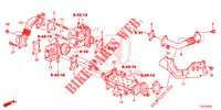 EGR STEUERVENTIL (DIESEL) für Honda ACCORD TOURER DIESEL 2.2 LUXURY 5 Türen 5 gang automatikgetriebe 2015