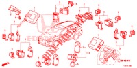 EINPARKSENSOR  für Honda ACCORD TOURER DIESEL 2.2 LUXURY 5 Türen 5 gang automatikgetriebe 2015