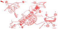 GUMMITUELLE (ARRIERE) für Honda ACCORD TOURER DIESEL 2.2 LUXURY 5 Türen 5 gang automatikgetriebe 2015