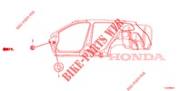 GUMMITUELLE (LATERAL) für Honda ACCORD TOURER DIESEL 2.2 LUXURY 5 Türen 5 gang automatikgetriebe 2015