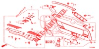 HECKKLAPPENVERKLEIDUNG/ TAFELVERKLEIDUNG, HINTEN(2D)  für Honda ACCORD TOURER DIESEL 2.2 LUXURY 5 Türen 5 gang automatikgetriebe 2015