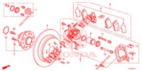 HINTERRADBREMSE (2) für Honda ACCORD TOURER DIESEL 2.2 LUXURY 5 Türen 5 gang automatikgetriebe 2015