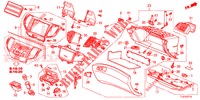 INSTRUMENT, ZIERSTUECK (COTE DE PASSAGER) (LH) für Honda ACCORD TOURER DIESEL 2.2 LUXURY 5 Türen 5 gang automatikgetriebe 2015