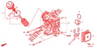 OELFILTERGEHAEUSE (DIESEL) für Honda ACCORD TOURER DIESEL 2.2 LUXURY 5 Türen 5 gang automatikgetriebe 2015