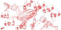 EINPARKSENSOR  für Honda ACCORD TOURER DIESEL 2.2 LUXURY 5 Türen 6 gang-Schaltgetriebe 2015