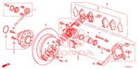 HINTERRADBREMSE (2) für Honda ACCORD TOURER DIESEL 2.2 LUXURY 5 Türen 6 gang-Schaltgetriebe 2015