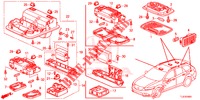 INNENLEUCHTE (2) für Honda ACCORD TOURER DIESEL 2.2 LUXURY 5 Türen 6 gang-Schaltgetriebe 2015