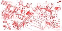 INSTRUMENT, ZIERSTUECK (COTE DE PASSAGER) (LH) für Honda ACCORD TOURER DIESEL 2.2 LUXURY 5 Türen 6 gang-Schaltgetriebe 2015