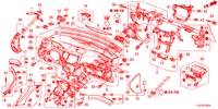 INSTRUMENTENBRETT, OBEN (LH) für Honda ACCORD TOURER DIESEL 2.2 LUXURY 5 Türen 6 gang-Schaltgetriebe 2015