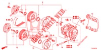 KLIMAANLAGE (COMPRESSEUR) (DIESEL) für Honda ACCORD TOURER DIESEL 2.2 LUXURY 5 Türen 6 gang-Schaltgetriebe 2015