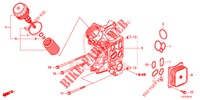 OELFILTERGEHAEUSE (DIESEL) für Honda ACCORD TOURER DIESEL 2.2 LUXURY 5 Türen 6 gang-Schaltgetriebe 2015