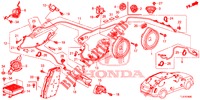 RADIOANTENNE/LAUTSPRECHER (LH) für Honda ACCORD TOURER DIESEL 2.2 LUXURY 5 Türen 6 gang-Schaltgetriebe 2015