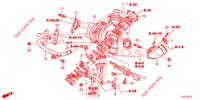 TURBOLADER SYSTEM (DIESEL) für Honda ACCORD TOURER DIESEL 2.2 LUXURY 5 Türen 6 gang-Schaltgetriebe 2015