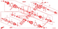 ANTRIEBSWELLE, VORNE/HALBWELLE (DIESEL) für Honda ACCORD TOURER DIESEL 2.2 LUXURY H 5 Türen 6 gang-Schaltgetriebe 2015