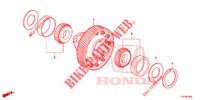 DIFFERENTIAL (DIESEL) für Honda ACCORD TOURER DIESEL 2.2 LUXURY H 5 Türen 6 gang-Schaltgetriebe 2015