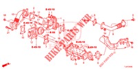 EGR STEUERVENTIL (DIESEL) für Honda ACCORD TOURER DIESEL 2.2 LUXURY H 5 Türen 6 gang-Schaltgetriebe 2015