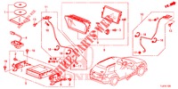 EINBAUSATZ F. RNS2  für Honda ACCORD TOURER DIESEL 2.2 LUXURY H 5 Türen 6 gang-Schaltgetriebe 2015