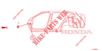 GUMMITUELLE (LATERAL) für Honda ACCORD TOURER DIESEL 2.2 LUXURY H 5 Türen 6 gang-Schaltgetriebe 2015