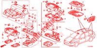 INNENLEUCHTE (2) für Honda ACCORD TOURER DIESEL 2.2 LUXURY H 5 Türen 6 gang-Schaltgetriebe 2015