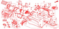 INSTRUMENT, ZIERSTUECK (COTE DE PASSAGER) (LH) für Honda ACCORD TOURER DIESEL 2.2 LUXURY H 5 Türen 6 gang-Schaltgetriebe 2015