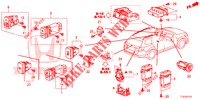 SCHALTER (LH) für Honda ACCORD TOURER DIESEL 2.2 LUXURY H 5 Türen 6 gang-Schaltgetriebe 2015