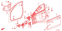 TUERTAFELN, VORNE(2D)  für Honda ACCORD TOURER DIESEL 2.2 LUXURY H 5 Türen 6 gang-Schaltgetriebe 2015