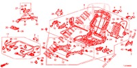 VORNE SITZKOMPONENTEN (D.) (SIEGE ENTIEREMENT MOTORISE) für Honda ACCORD TOURER DIESEL 2.2 LUXURY H 5 Türen 6 gang-Schaltgetriebe 2015