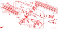 WINDSCHUTZSCHEIBENWISCHER (LH) für Honda ACCORD TOURER DIESEL 2.2 LUXURY H 5 Türen 6 gang-Schaltgetriebe 2015